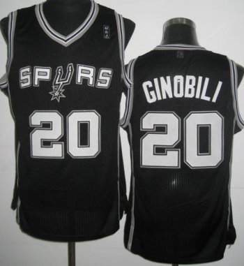 San Antonio Spurs 20 Manu Ginobili Black Revolution 30 NBA Jerseys Cheap