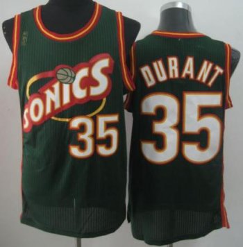 Seattle Supersonic 35 Kevin Durant Green Revolution 30 NBA Basketball Jerseys-2 Cheap