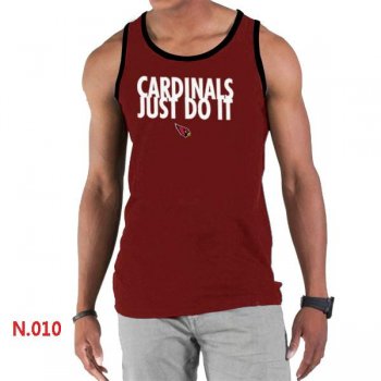 Nike NFL Arizona Cardinals Sideline Legend Authentic Logo men Tank Top Red 2 Cheap