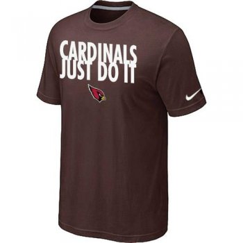 Nike Arizona Cardinals Just Do It Brown NFL T-Shirt Cheap