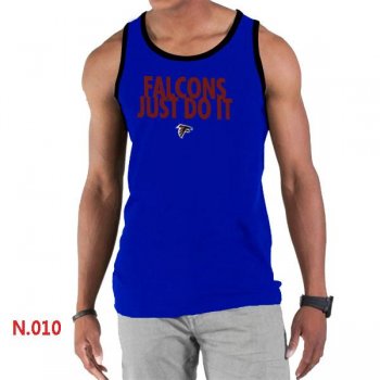 Nike NFL Atlanta Falcons Sideline Legend Authentic Logo men Tank Top Blue 2 Cheap