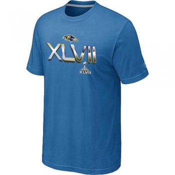 Nike Baltimore Ravens 2012 Super Bowl XLVII On Our Way light Blue NFL T-Shirt Cheap