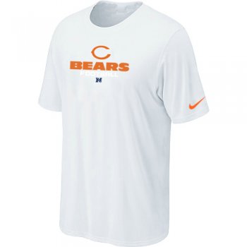 Nike Chicago Bears Sideline Legend Authentic Font logo White NFL T-Shirt Cheap