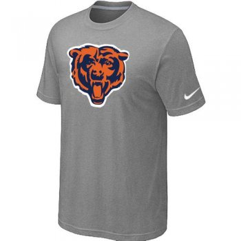 Nike Chicago Bears L.Grey Tean Logo NFL T-Shirt Cheap