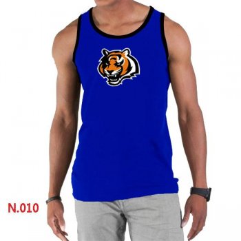 Nike NFL Cincinnati Bengals Sideline Legend Authentic Logo men Tank Top Blue 2 Cheap