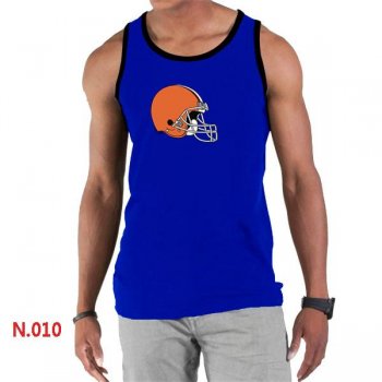 Nike NFL Cleveland Browns Sideline Legend Authentic Logo men Tank Top Blue Cheap