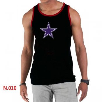 Nike NFL Dallas cowboys Sideline Legend Authentic Logo men Tank Top Black Cheap