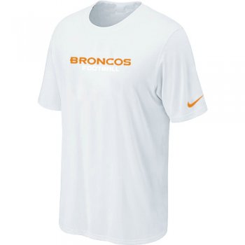 Nike Denver Broncos Sideline Legend Authentic Font Dri-FIT White NFL T-Shirt Cheap