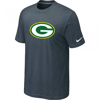 Green Bay Packers Sideline Legend Authentic Logo Dri-FIT T-Shirt Grey Cheap