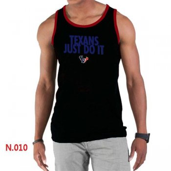 Nike NFL Houston Texans Sideline Legend Authentic Logo men Tank Top Black 2 Cheap