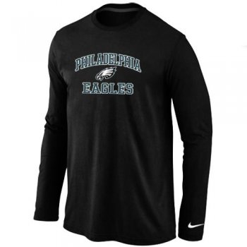 nike Philadelphia Eagles Heart & Soul Long Sleeve T-Shirt Black Cheap