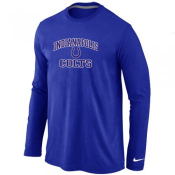 Nike Indianapolis Colts Heart & Soul Long Sleeve T-Shirt Blue Cheap