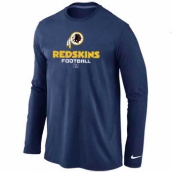 Nike Washington Redskins dark blue Critical Victory Long Sleeve NFL T-Shirt Cheap