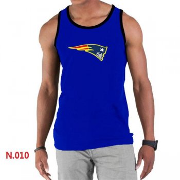 Nike NFL New England Patriots Sideline Legend Authentic Logo men Tank Top Blue 2 Cheap