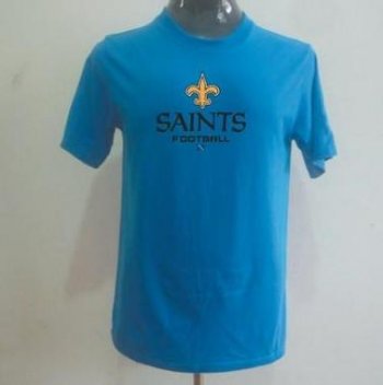 New Orleans Sains Big & Tall Critical Victory T-Shirt light Blue Cheap