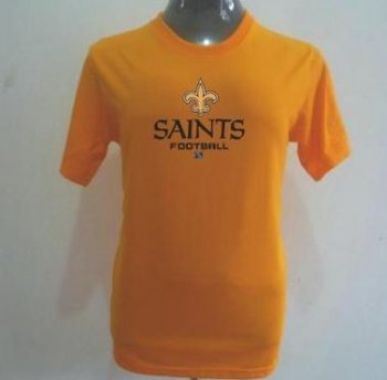 New Orleans Sains Big & Tall Critical Victory T-Shirt Yellow Cheap