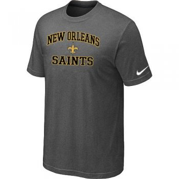 New Orleans Saints Heart & Soul Dark grey T-Shirt Cheap