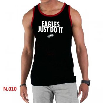 Nike NFL Philadelphia Eagles Sideline Legend Authentic Logo men Tank Top Black 2 Cheap