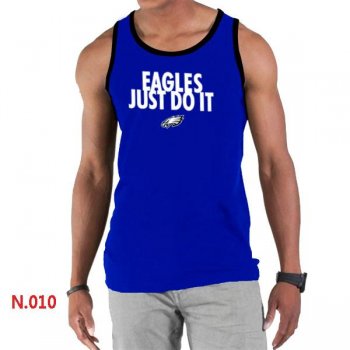 Nike NFL Philadelphia Eagles Sideline Legend Authentic Logo men Tank Top Blue 2 Cheap