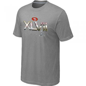 Nike San Francisco 49ers Super Bowl XLVII On Our Way L.Grey NFL T-Shirt Cheap