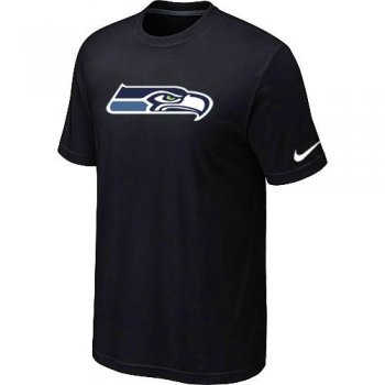 Nike Seattle Seahawks Sideline Legend Authentic Logo Dri-FIT T-Shirt Black Cheap