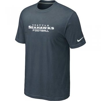 Nike Seattle Seahawks Sideline Legend Authentic Font Dri-FIT T-Shirt Grey Cheap