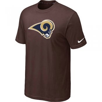 Nike St. Louis Rams Sideline Legend Authentic Logo Dri-FIT T-Shirt Brown Cheap