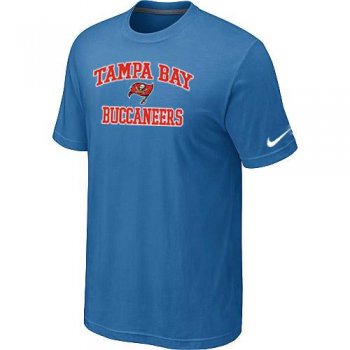 Tampa Bay Buccaneers Heart & Soul light Bluel T-Shirt Cheap