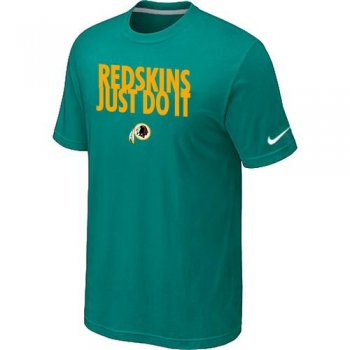 Nike Washington Redskins Just Do It Green NFL T-Shirt Cheap