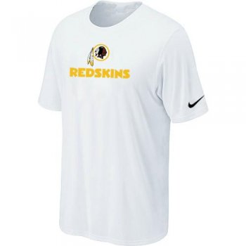 Nike Washington Redskins Authentic Logo T-Shirt White Cheap