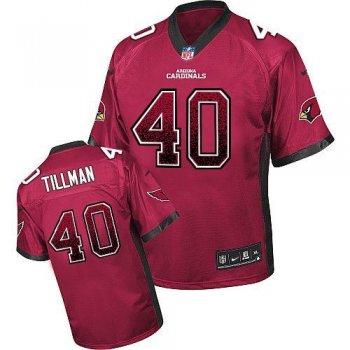 Nike Arizona Cardinals 40 Pat Tillman Red Drift Fashion Elite NFL Jerseys Cheap