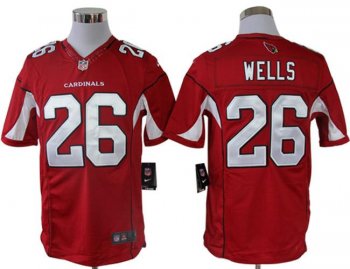 Nike Arizona Cardinals 26# Chris Wells Red Game LIMITED NFL Jerseys Cheap