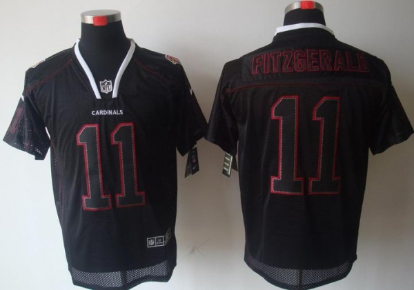 Nike Arizona Cardinals 11# Larry Fitzgerald Lights Out Black NFL Jerseys Cheap