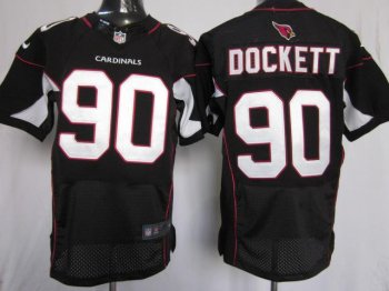 Nike Arizona Cardinals 90 Darnell Dockett Black Elite NFL Jersey Cheap