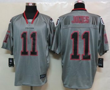 Nike Atlanta Falcons #11 Julio Jones Lights Out Grey Elite Jerseys Cheap