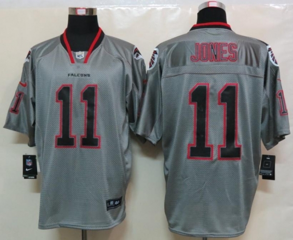 Nike Atlanta Falcons #11 Julio Jones Lights Out Grey Elite Jerseys Cheap