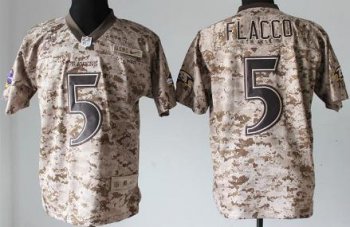 Nike Baltimore Ravens 5 Joe Flacco Camo US.Mccuu NFL Jerseys Cheap