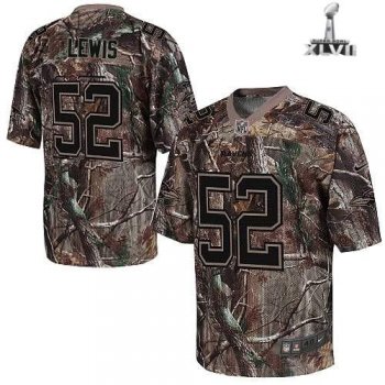 Nike Baltimore Ravens 52 Ray Lewis Elite Camo Realtree 2013 Super Bowl NFL Jersey Cheap