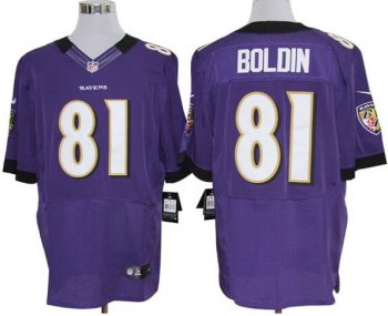 Nike Baltimore Ravens 81 Anquan Boldin Purple Elite Nike NFL Jerseys Cheap