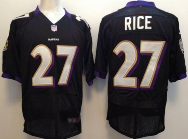 Nike Baltimore Ravens #27 Ray Rice Black Nike NFL Jerseys Cheap