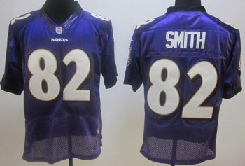 Nike Baltimore Ravens #82 Smith purple Nike NFL Jerseys Cheap