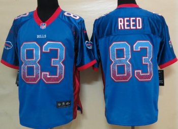 Nike Buffalo Bills 83 Andre Reed Blue Drift Fashion Elite NFL Jerseys Cheap