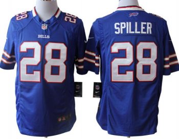 Nike Buffalo Bills 28# C.J. Spiller Blue Game NFL Jerseys Cheap