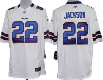 Nike Buffalo Bills 22# Jackson White Game Nike NFL Jerseys Cheap