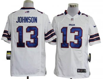 Nike Buffalo Bills 13 Steve Johnson White Game Nike NFL Jerseys Cheap