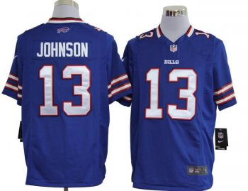 Nike Buffalo Bills 13 Steve Johnson Blue Game Nike NFL Jerseys Cheap