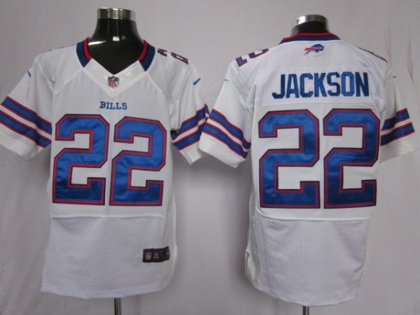 Nike Buffalo Bills 22# Jackson White Elite Nike NFL Jerseys Cheap