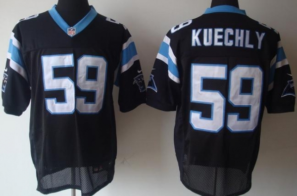 Nike Carolina Panthers 59 Kuechly Black Elite Nike NFL Jersey Cheap