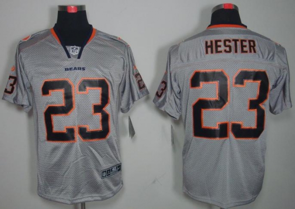 Nike Chicago Bears 23 Devin Hester Grey Lights Out Elite NFL Jerseys Cheap