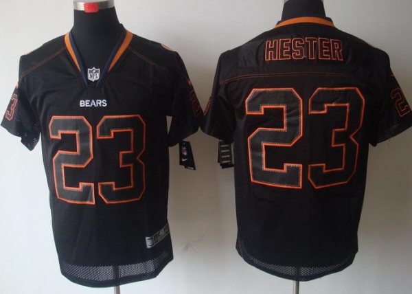 Nike Chicago Bears 23 Devin Hester Lights Out Black NFL Jerseys Cheap